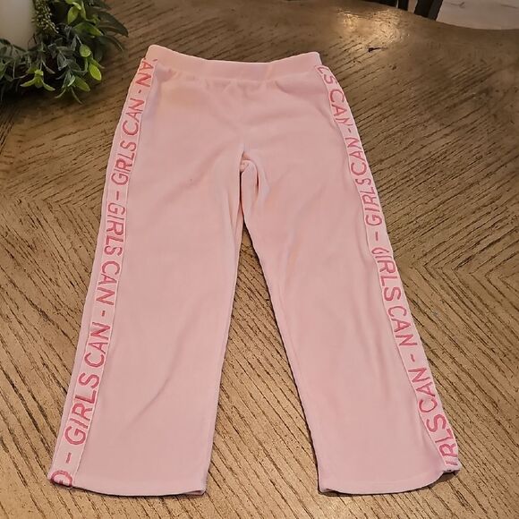 Girls Can Pink Sweatpants Ideology Size 6X - Picture 1 of 8